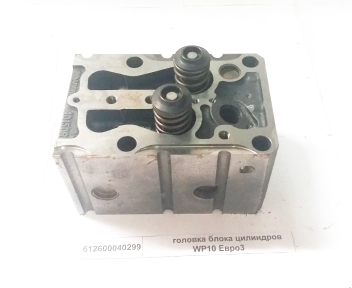 Головка блока цилиндров WP10 Евро3 в сборе SHAANXI 612600040150R/612600040299/612600040362